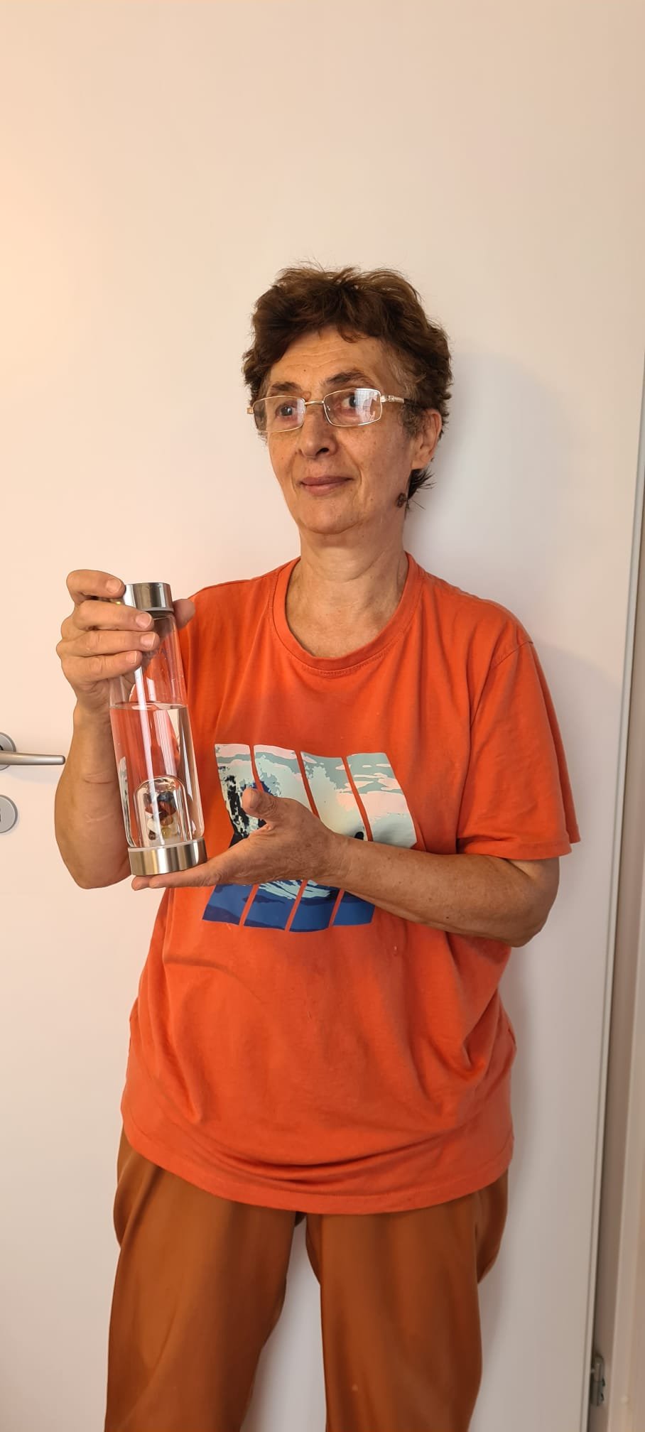 Lifestyle shot with bottle