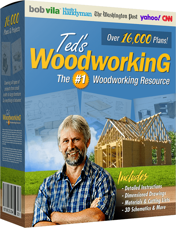 TedsWoodworking complete plans bundle box image